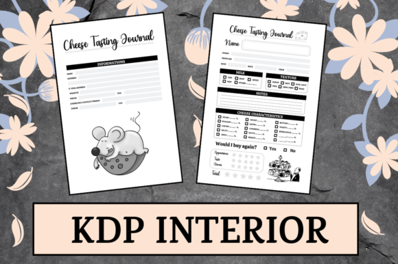 Cheese Tasting Journal for KDP: A Practical Interior Template for Print-on-Demand Success