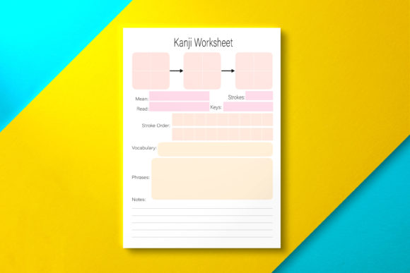 Evaluating Kanji Worksheet Paper Peach for KDP and Personal Use