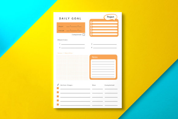 Evaluating the Daily Goal Planner Orange: Format, Utility, and Commercial Viability
