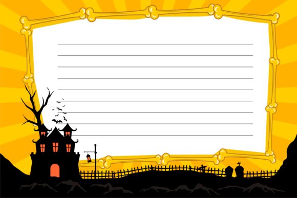 Halloween KDP Daily Notes Template Design