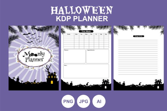 Halloween KDP Planner Best Illustration: Practical Applications for Seasonal Publishing
