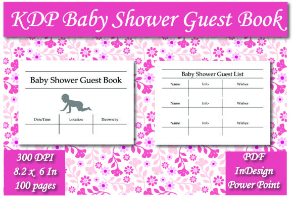 KDP Baby Shower Guest Book Interior: Creating Memorable Keepsakes for Every Celebration