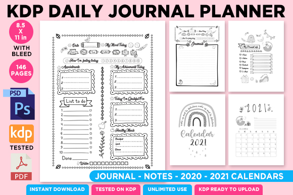 KDP Daily Journal Planner Organizer Vol1: A Practical Guide to Cat-Themed Interiors