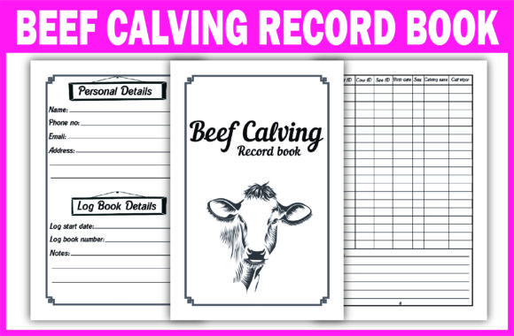 KDP Interior Beef Calving Record Book Template