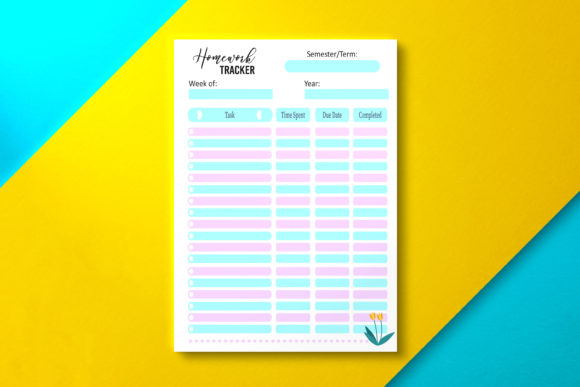 Optimizing Academic Workflows with the Homework Tracker Template Cyan: A Strategic Asset for Creators and Learners