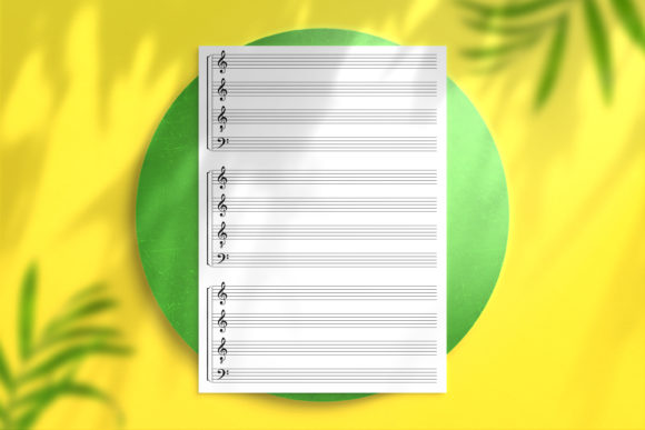 Optimizing Choral Composition with Multi-Format Music Paper Staff SATB Vocal Score Templates