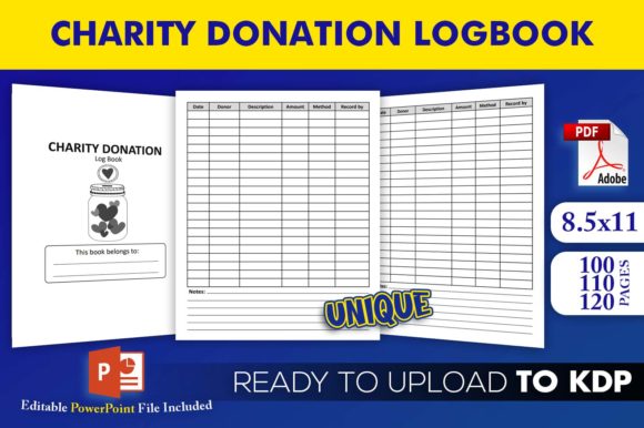 Streamlining Nonprofit Publishing with a Charity Donation Log Book KDP Interior