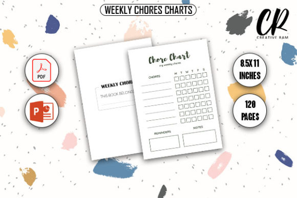 Weekly Chores Charts KDP Interior: Ready-to-Upload